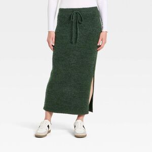 Universal Thread - Women's Boucle Maxi Sweater Pencil Skirt - Univers Green